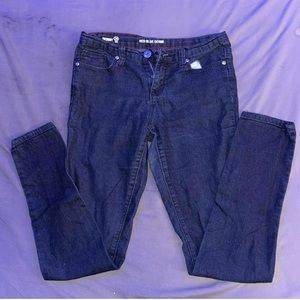 Navy blue skinny jeans